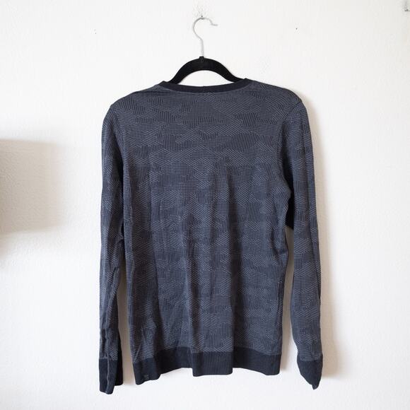 LULULEMON Swiftly Breathe Long Sleeve Top in Vented Camo Black Asphalt - Picture 4 of 6